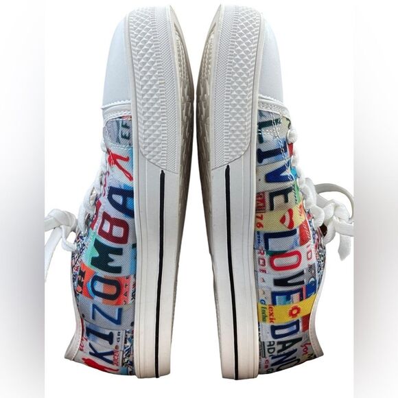 License Plate Retro Sneakers -Custom Design-US 11 /EU 42 NEW in box - Picture 2 of 6